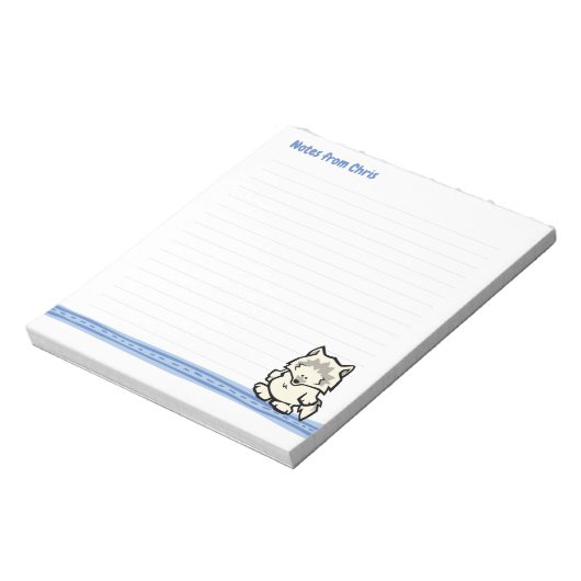 Wildlife Wolf Note Pad Notizblock (Rotiert)