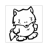 Wildlife Wolf Wood Art Briefmarke Gummistempel (Prägung)