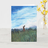 Wildlife Wonders Denken Sie an Ihre Karte von Bihr (Gelbe Blume)