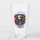Wildlife World Unity Fußball Tier Kunst 2026 Glas (Vorderseite)