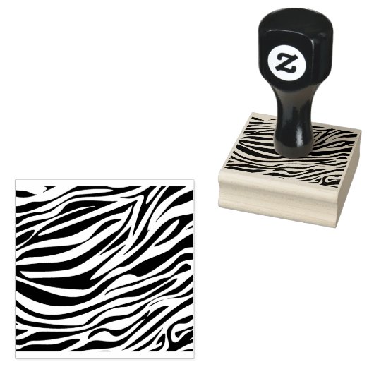 Wildlife Zebra Stripes Pattern Gummistempel (Stempel)