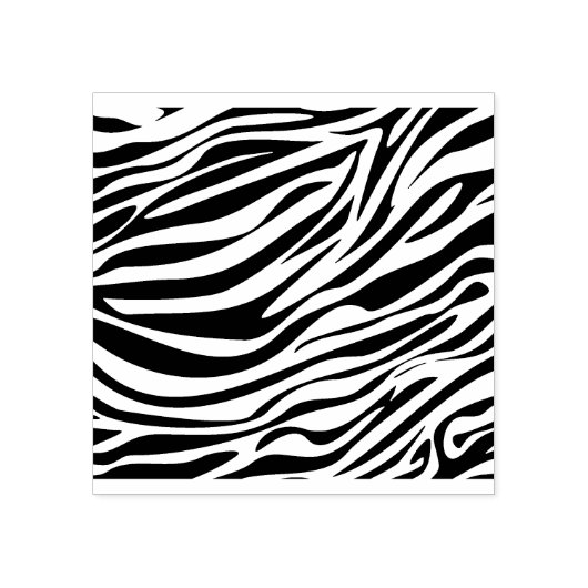 Wildlife Zebra Stripes Pattern Gummistempel (Prägung)