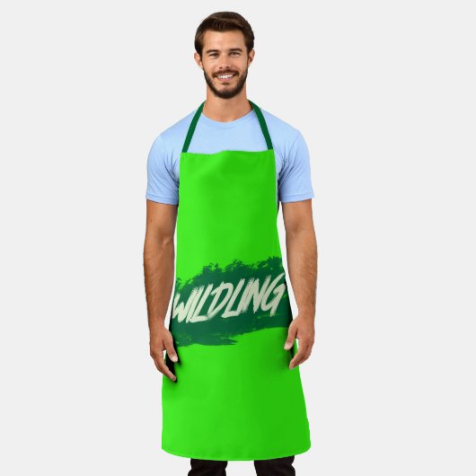 Wildling Brushstroke Apron Schürze (Getragen)