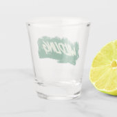 Wildling-Pinselstrich-Schnapsglas Schnapsglas (Rückseite)