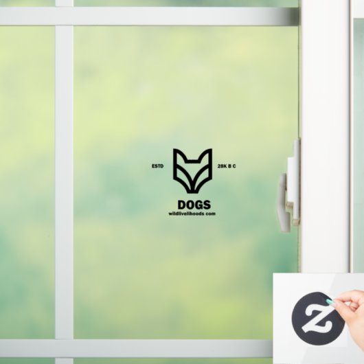 Wildlivelihoods.com Wolf Decal Fensteraufkleber (Zuhause)