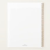 Wildly Punny — Eule oder Nichts Minimalistische Eu Planer (Rückseite)