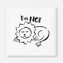 Wildly Punny — Ich bin kein Löwe Minimalistische L