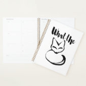 Wildly Punny — What the Fox? Minimalist Pun Art Planer (Anzeige)