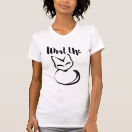 Wildly Punny — What the Fox? Minimalist Pun Art T-Shirt