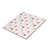 Wildmohnmuster Fliese (Seite)