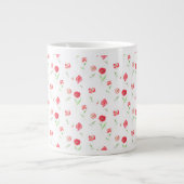 Wildmohnmuster Jumbo-Tasse (Vorderseite)