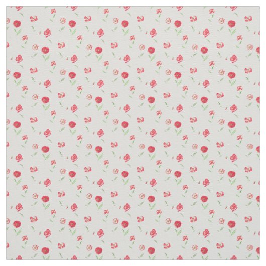 Wildmohnmuster Stoff (Muster)