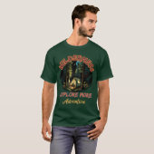 Wildness Eplore More Adventure Camping friends T-Shirt (Vorne ganz)