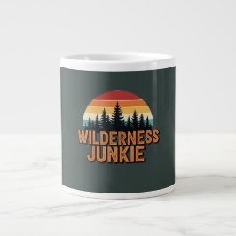 Wildness-Junkie-Retro-Design Jumbo-Tasse