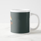 Wildness-Junkie-Retro-Design Jumbo-Tasse (Rechts)