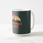 Wildness-Junkie-Retro-Design Kaffeetasse (VorderseiteRechts)