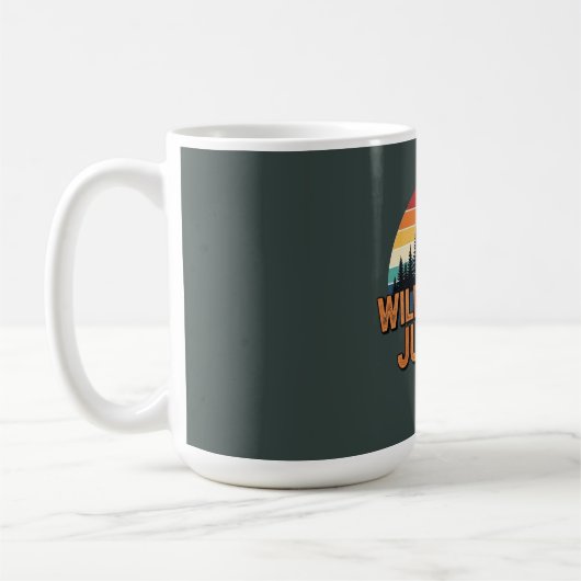 Wildness-Junkie-Retro-Design Kaffeetasse (Links)
