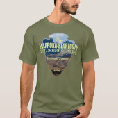 Wildnis Absaroka-Bärzahn (Pfeilspitzen) T-Shirt (Vorderseite)