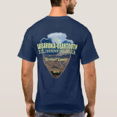 Wildnis Absaroka-Bärzahn (Pfeilspitzen) T-Shirt (Rückseite)