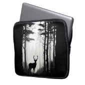 Wildnis des Rotwildwaldes Laptopschutzhülle (Vorderseite Links)