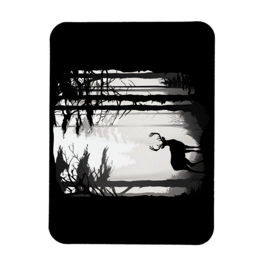 Wildnis des Rotwildwaldes Magnet (Vertikal)