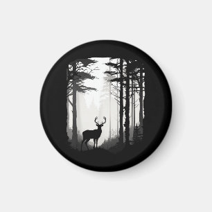 Wildnis des Rotwildwaldes Magnet