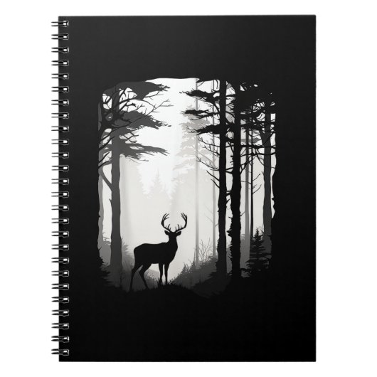 Wildnis des Rotwildwaldes Notizblock (Vorderseite)
