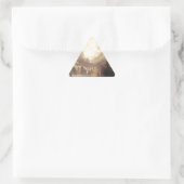 Wildnis Dreieckiger Aufkleber (Tasche)