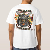 Wildnis-Feuerwehrmann T-Shirt (Rückseite)