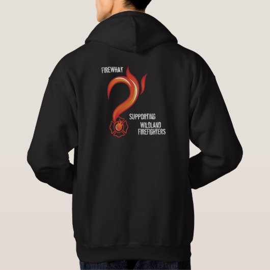 Wildnis-FeuerwehrmannHoodie Hoodie (Rückseite)
