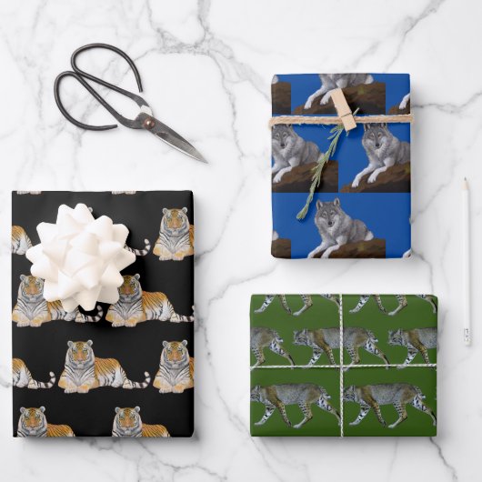 Wildnis Geschenkpapier Set (Vorderseite)
