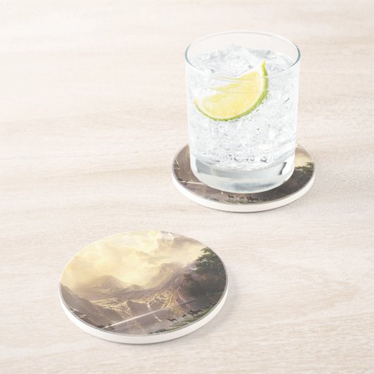 Wildnis Getränkeuntersetzer (Seite)