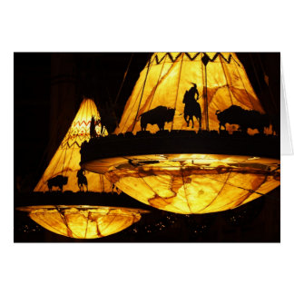 Wildnis-Häuschen-Lichter