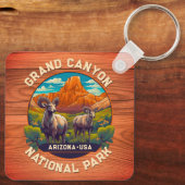 Wildnis im Grand Canyon Nationalpark Arizona Schlüsselanhänger (Rückseite)