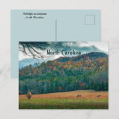 Wildnis im Herbst Nordkarolina Postkarte (Vorne/Hinten)