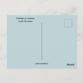 Wildnis im Herbst Nordkarolina Postkarte (Rückseite)