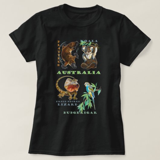 Wildnis in Australien T-Shirt (Design vorne)