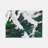 Wildnis in Bewegung Fleecedecke (Vorderseite (Horizontal))