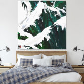 Wildnis in Bewegung Leinwanddruck (Insitu (Schlafzimmer))