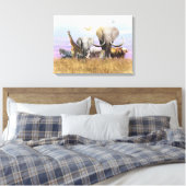 Wildnis Leinwanddruck (Insitu (Schlafzimmer))