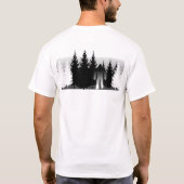Wildnis mit dem Wald Man T-Shirt (Rückseite)