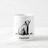 Wildnis-Monogramm Kaffeetasse (Mittel)