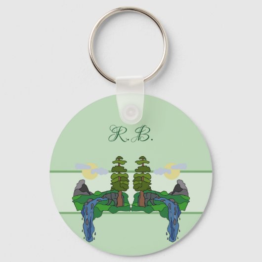 Wildnis persönlich schlüsselanhänger (Vorderseite)