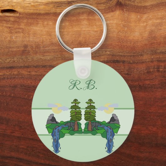 Wildnis persönlich schlüsselanhänger (Vorderseite)