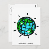 Wildnis - Planet EARTH - Erhaltung der Umwelt Postkarte (Vorne/Hinten)