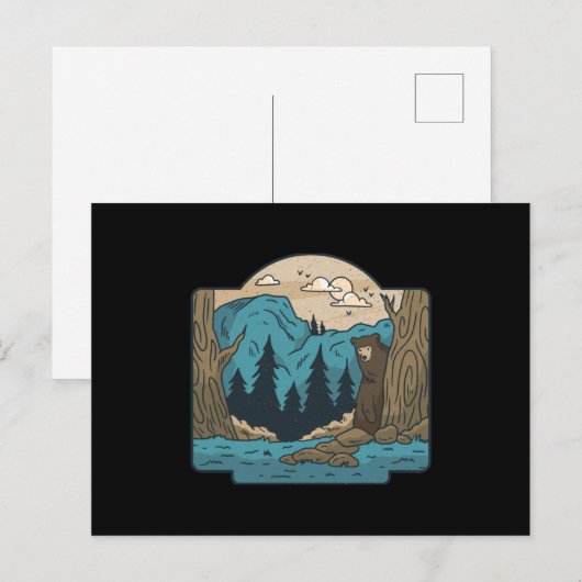 Wildnis Postkarte (Vorne/Hinten)