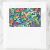 Wildnis Rechteckiger Aufkleber (Tasche)