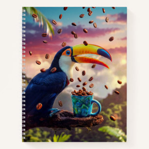 WILDNIS REGENWALD TUKAN NOTIZBLOCK