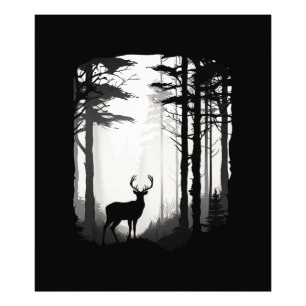 Wildnis Rehwald Fotodruck