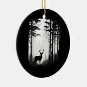 Wildnis Rotwildwald Keramik Ornament (Rechts)